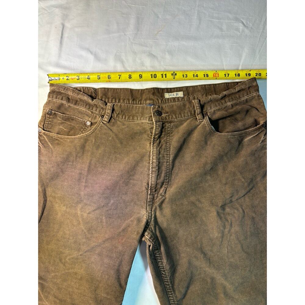 Vntg Polo Ralph Lauren Corduroy Relaxed Pants Mens 40x30 Brown Straight Leg - Picture 4 of 10